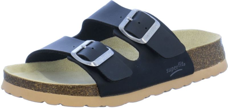 Superfit Jungen Pantolette für Kinder, schwarz, Gr. 37 EU