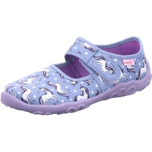 Superfit Hausschuh Textil  BONNY für Kinder, blau, Gr. 26 EU