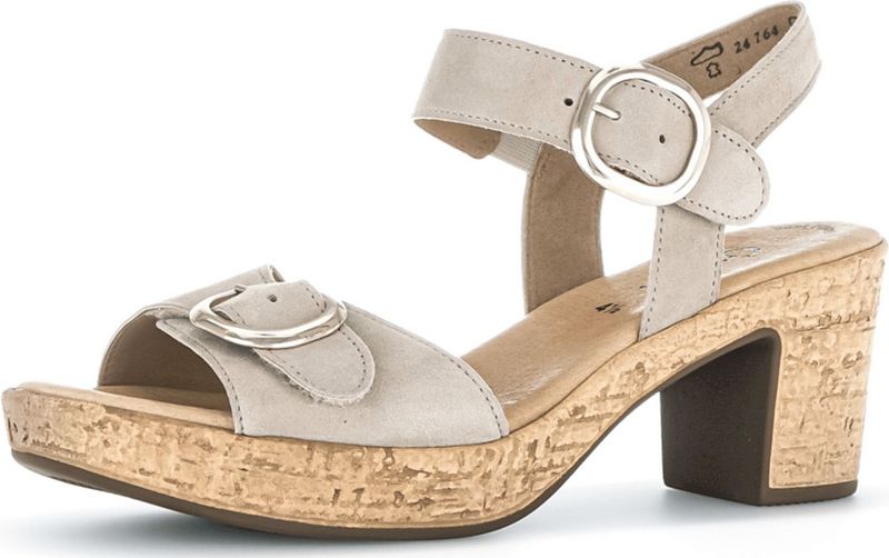 Gabor Sandalen für Damen, beige, Gr. 41 EU / 7,5 UK