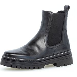 Gabor Fashion 51.720.27 schwarz (weiss) Klassische Stiefeletten  HW 20/21 für Damen, schwarz, Gr. 38 ½ EU / 5,5 UK