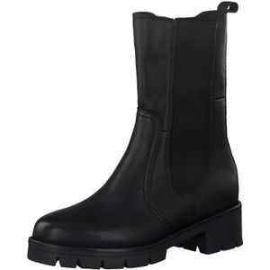 Jana 100% COMFORT LEATHER 8-8-25413-27/001 BLACK Klassische Stiefeletten  HW 21/22 für Damen, schwarz, Gr. 36 EU