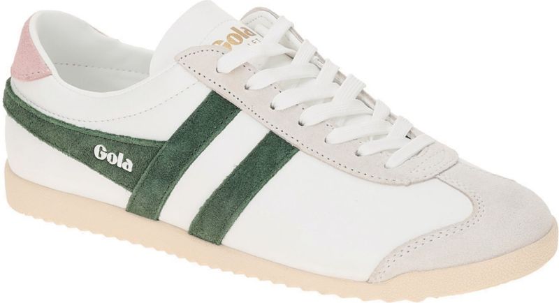 Gola Bullet Pure Damen Sneakers Schuhe weiß grün CLA366 für Damen, weiß, Gr. 38 EU