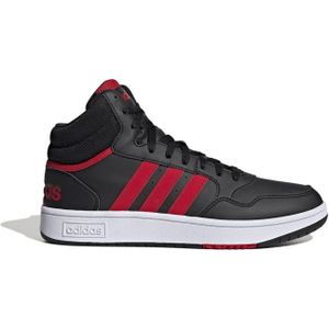 adidas HOOPS 3.0 MID für Herren, schwarz, Gr. 43 ⅓ EU / 9 UK