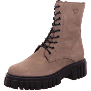 Online Shoes Schnürstiefeletten für Damen, beige, Gr. 36 EU