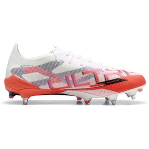 Puma ULTRA 5 ULTIMATE MxSG -  PUMA White-PUMA Black-Glowing Red | 8.5 für Herren, weiß, Gr. 41 EU