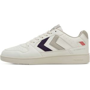 Hummel St. Power Play Sneaker Damen 9208 - white/green 38 für Damen, weiß, Gr. 41 EU