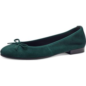 Tamaris Da.-Ballerina für Damen, grün, Gr. 37 EU