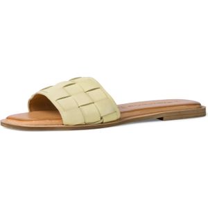 Tamaris 1-1-27122-28/117 WHITE LEATHER Klassische Pantoletten  FS 2022 für Damen, beige, Gr. 40 EU