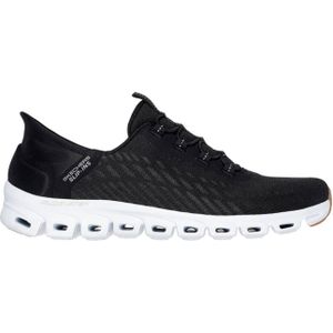 Skechers Glide Step Slipper Schuhe hellblau Slip-Ins 104574 für Damen, schwarz, Gr. 38 EU