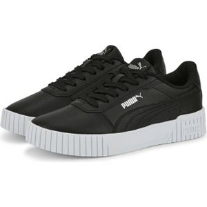 Puma Carina 2.0 Jr Black Black Silver Größe EU 38,5 für Kinder, schwarz, Gr. 39 EU / 6 UK