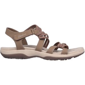Skechers REGGAE SLIM - SUMMER OF FUN für Damen, braun, Gr. 42 EU