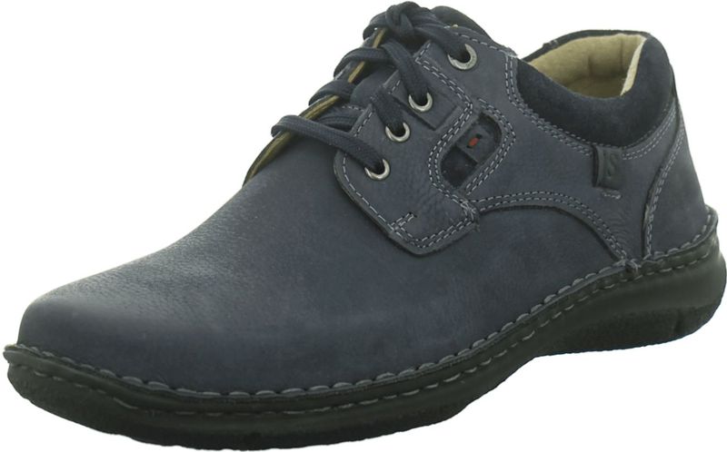 Josef Seibel Schnürhalbschuh Anvers 36 für Herren, blau, Gr. 47 EU