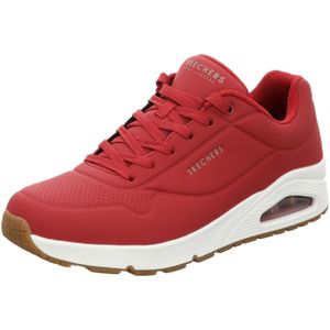 Skechers Schnürhalbschuh Uno-STAND ON AIR für Herren, rot, Gr. 43 EU
