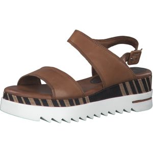 Marco Tozzi 2-2-28730-28/310 COGNAC ANTIC Riemchensandalen  FS 2022 für Damen, braun, Gr. 40 EU