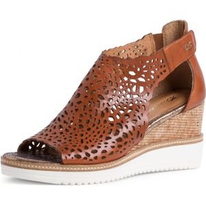 Tamaris Da.-Sandalette für Damen, braun, Gr. 38 EU