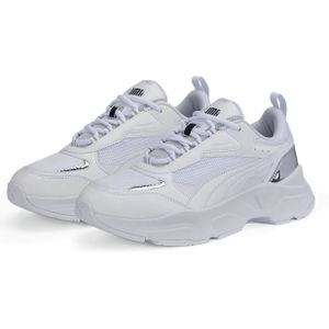 Puma Running Cassia Distressed für Damen, weiß, Gr. 42 EU / 8 UK
