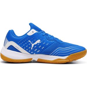Puma Solarflash III Hallenschuhe 01 - PUMA black/fizzy apple 40 für Herren, blau, Gr. 44 EU / 9,5 UK