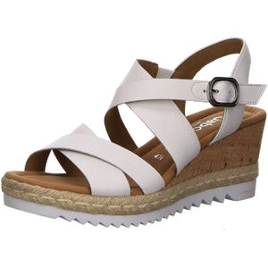 Gabor comfort Keilsandaletten für Damen, weiß, Gr. 41 EU / 7,5 UK