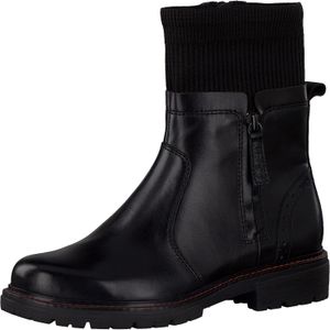 Jana 100% COMFORT LEATHER 8-8-25418-27/001 BLACK Klassische Stiefeletten  HW 21/22 für Damen, schwarz, Gr. 44 EU