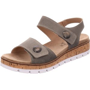 Longo Bequeme Sandalen für Damen, beige, Gr. 39 EU