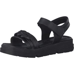 Marco Tozzi Da.-Sandalette für Damen, schwarz, Gr. 39 EU