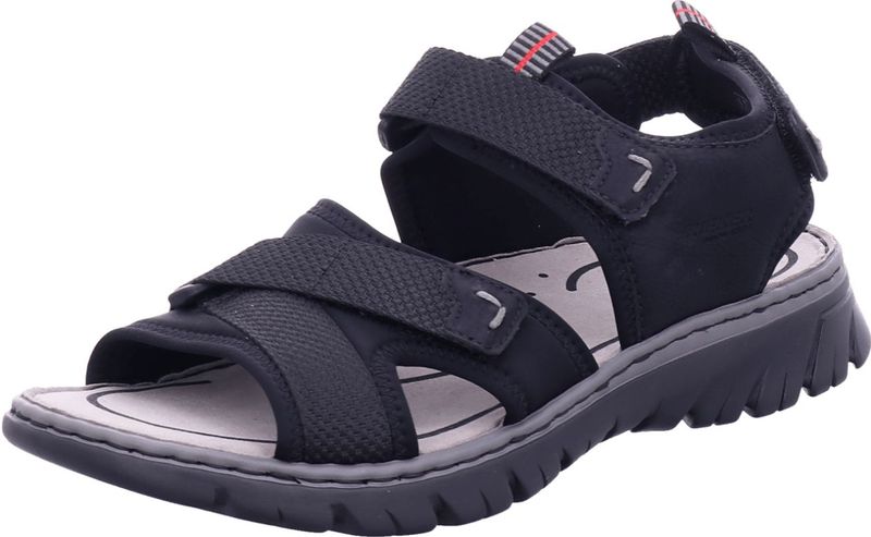 Rieker Trekkingsandalen für Herren, schwarz, Gr. 44 EU