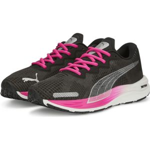 Puma Velocity Nitro 2 Fade Laufschuhe Damen 01 - spring lavender/puma black/fizzy lime 37.5 für Damen, schwarz, Gr. 38 ½ EU / 5,5 UK