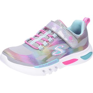 Skechers Glow-Brites GYMT Größe EU 35 Normal für Kinder, grau, Gr. 31 EU