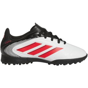 adidas Copa Pure III League TF Multinocken-Fußballschuhe Kinder IH2241 - cloud white/lucid red/core black 37 1/3 für Kinder, weiß, Gr. 22 EU