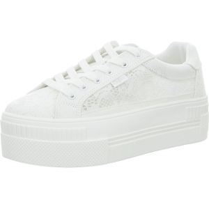Buffalo Damen Plateau Sneaker für Damen, weiß, Gr. 38 EU