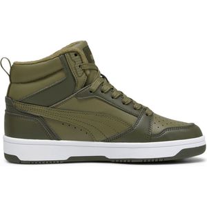 Puma Rebound V6 Mid Winterized Sneaker Kinder 02 - PUMA olive/PUMA white 35.5 für Kinder, grün, Gr. 38 EU / 5 Kids UK