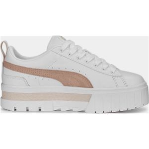 Puma Mayze Leather Sneaker für Damen, weiß, Gr. 40 ½ EU / 7 UK