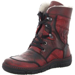 KRISBUT Bequeme Stiefeletten für Damen, rot, Gr. 37 EU
