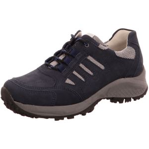 Waldläufer Bequeme Schnürschuhe für Damen, blau, Gr. 37 ½ EU / 4,5 UK