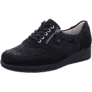 Waldläufer Komfort Schnürschuhe für Damen, schwarz, Gr. 38 EU / 5 UK