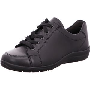 Semler Bequeme Schnürschuhe für Damen, schwarz, Gr. 37 ½ EU / 4,5 UK