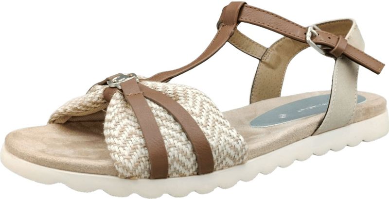 Tom Tailor Damen Sandalen #SeoVarYear# für Damen, beige, Gr. 40 EU