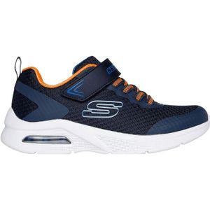 Skechers Microspec Max Charcoal / Blue & Orange Größe EU 27 für Kinder, blau, Gr. 36 EU