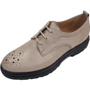Lloyd Klassische Schnürschuhe für Damen, beige, Gr. 41 EU / 7,5 UK