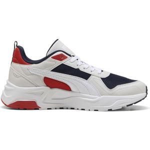 Puma Trinity 2 LT Sneaker 03 - PUMA navy/PUMA white/feather gray/red fire 44 für Herren, blau, Gr. 47 EU / 12,5 UK