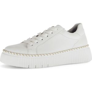 Gabor Schuhe weiß latte Plateau Sneakers  63.240.22 für Damen, weiß, Gr. 42 EU / 8 UK