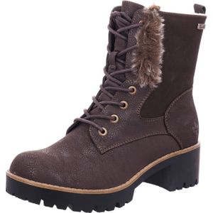 Rieker 96414-25 moro/moro/cappuccino Schnürstiefel  HW 19/20 für Damen, braun, Gr. 40 EU