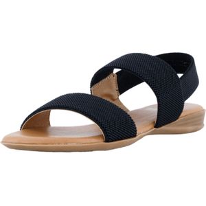 2 GO FASHION Damen Sandalen #SeoVarYear# für Damen, schwarz, Gr. 41 EU