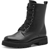 Marco Tozzi Stiefelette Schnürer RV für Damen, schwarz, Gr. 40 EU