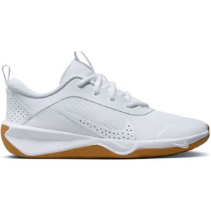 Nike Omni Multi-Court Hallenschuhe Kinder 010 - wolf grey/thunder blue-bright crimson 40 für Kinder, weiß, Gr. 37 EU