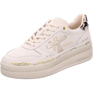 Premiata Damen Plateau Sneaker für Damen, beige, Gr. 39 EU