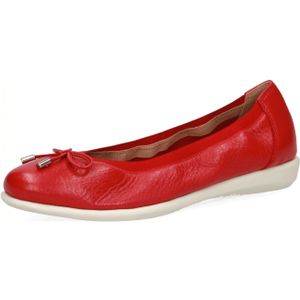 Caprice Da.-Ballerina für Damen, rot, Gr. 38 EU