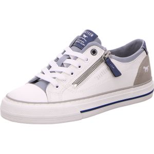 Mustang Sportliche Schnürschuhe für Damen, weiß, Gr. 37 EU