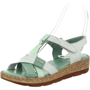 Andrea Conti Bequeme Sandalen für Damen, grün, Gr. 38 EU