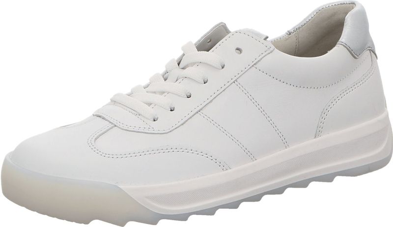 Gabor Schuhe Sneakers weiß silber Nappa 63.481.21 für Damen, weiß, Gr. 38 ½ EU / 5,5 UK
